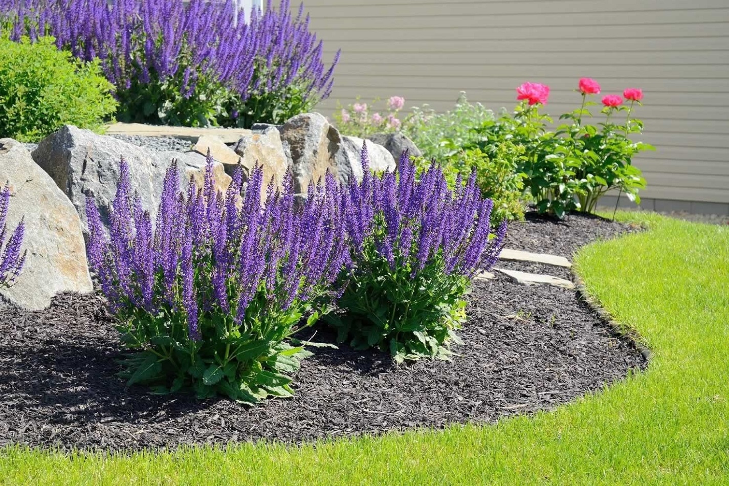 Mulch and rock installation services